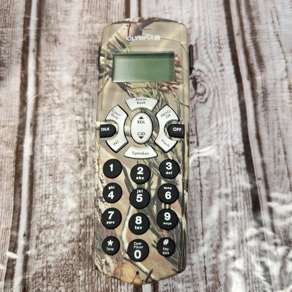 OLYMPIA C7650 Camo Camouflage Realtree Cordless Phone Tested Works - Picture 2 of 6